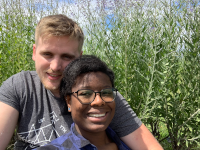 A photo of Jo and me