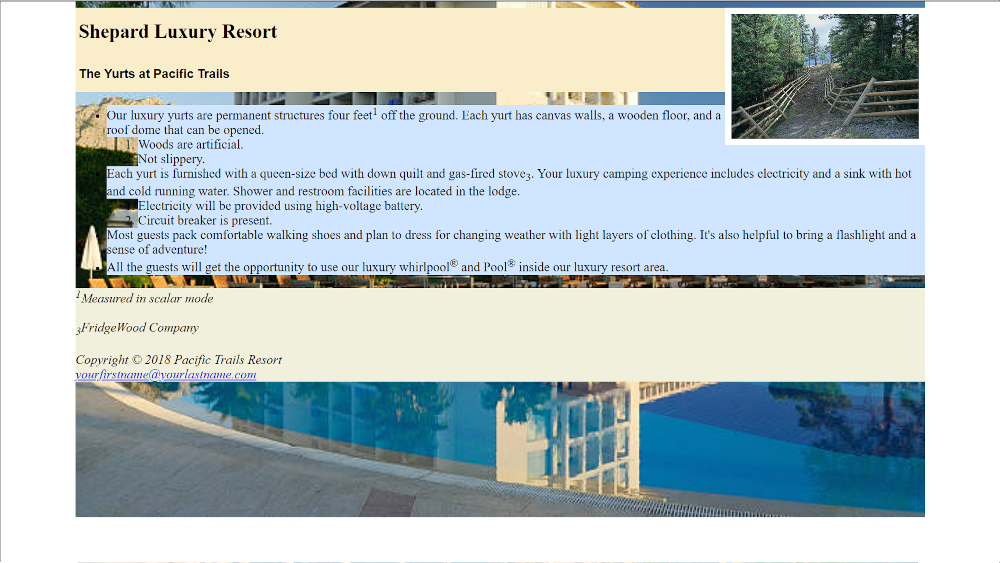 Thumbnail of Lab 3 trails page