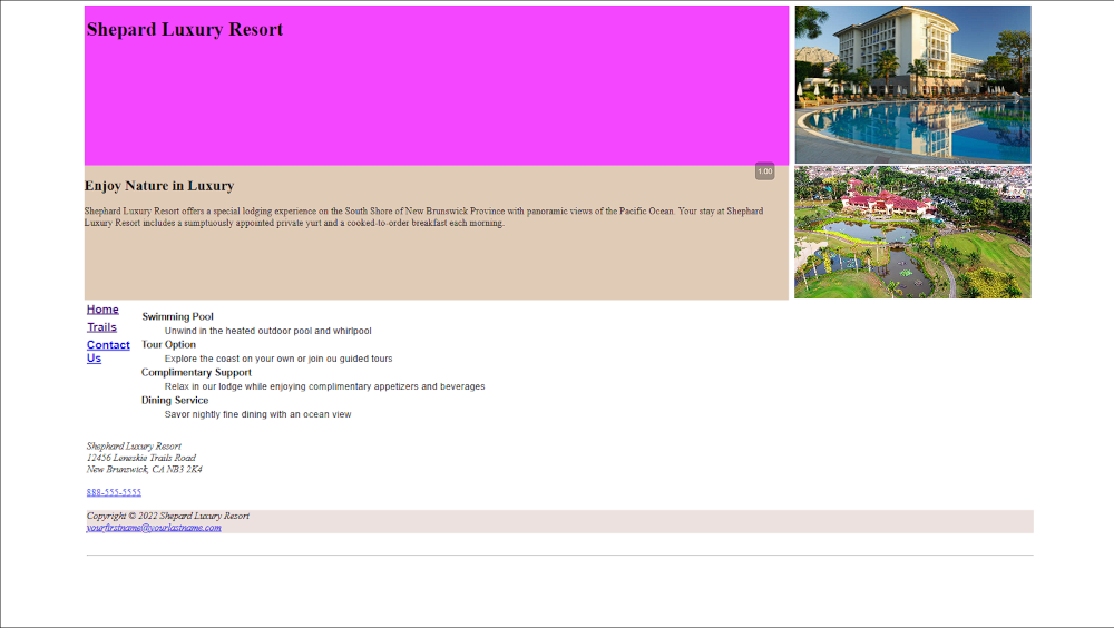 Thumbnail of Lab 5 home page